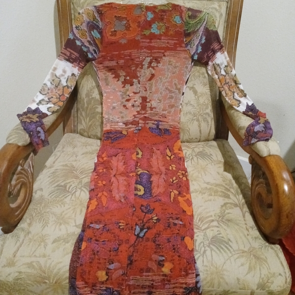 FUZZI Gorgeous Midi Dress-MEDIUM - Picture 4 of 6